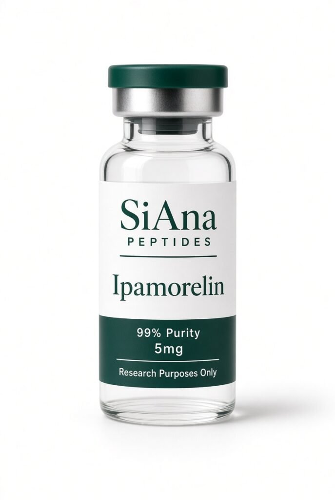 SiAna Peptides Ipamorelin (10 mg/vial) research vial