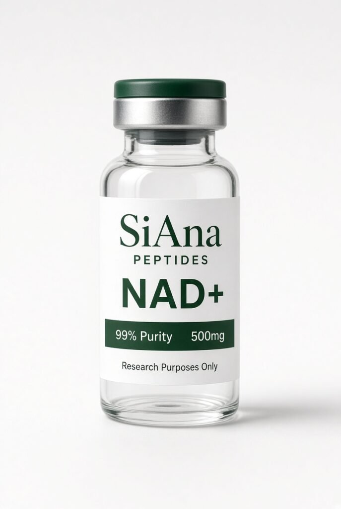 SiAna Peptides NAD+ (500 mg/vial) research vial