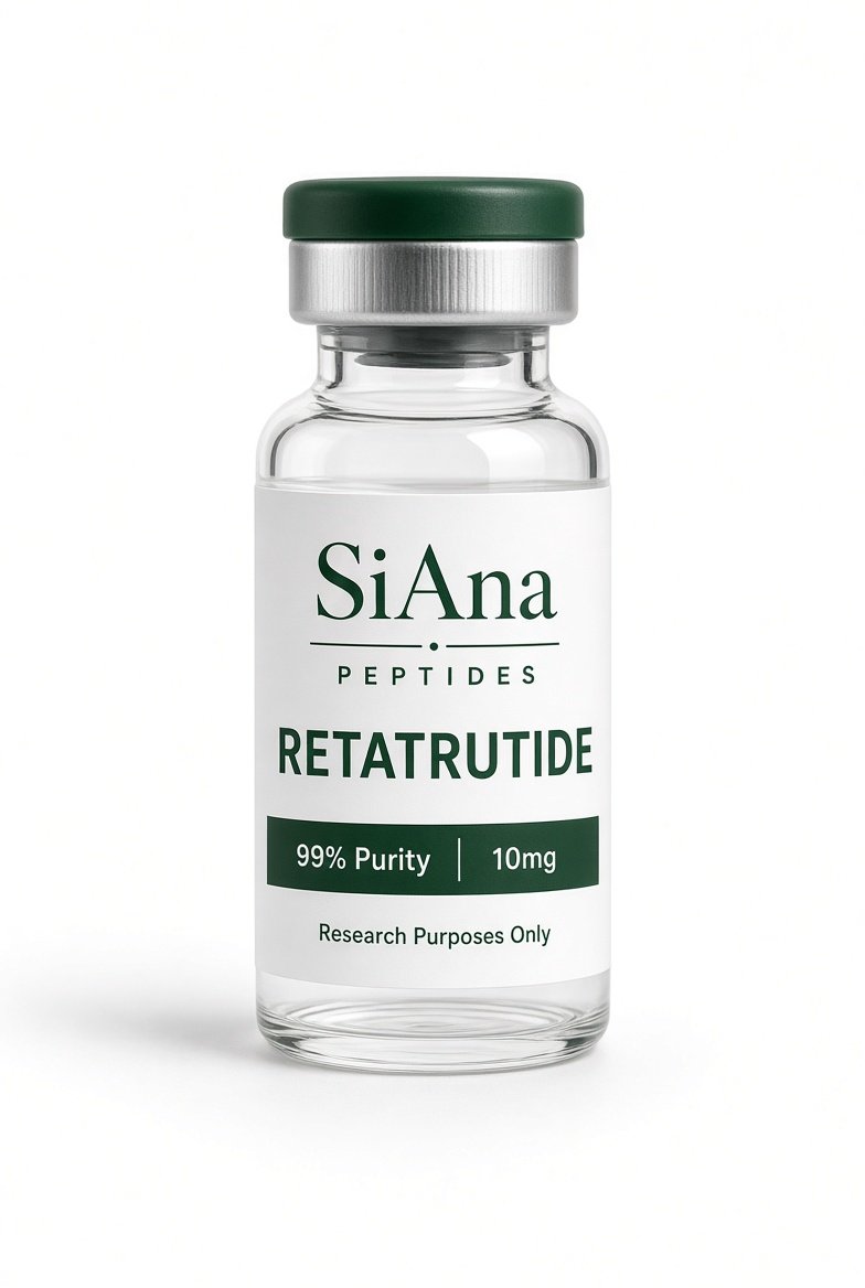 SiAna Peptides Retatrutide (10 mg/vial) research vial
